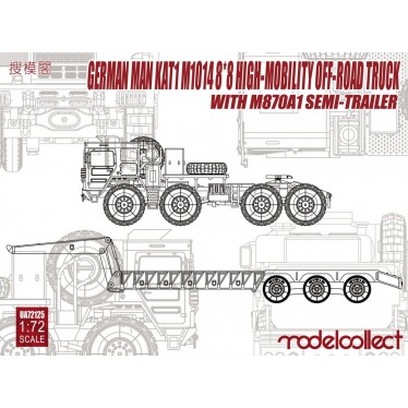 Modelcollect German Man KAT1M10148*8 High-Mobility Off-Road Truck UA72125