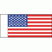 USA Union Flag 50 Stars A5 Sheet multi 5-50mm vinyl