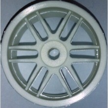 V12 White 12 Spoke Wheels