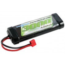 Voltz 3000mah Stick Pack 7.2V W/Deans Connector VZ0015D