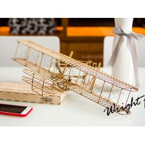 DW WRIGHT FLYER 500MM 1/18 SCALE STATIC BALSA KIT 1-DW-BALSAKIT-VC01