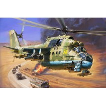 Zvezda Soviet Attack Helicopter MI-24P HIND 1/75 Z7315